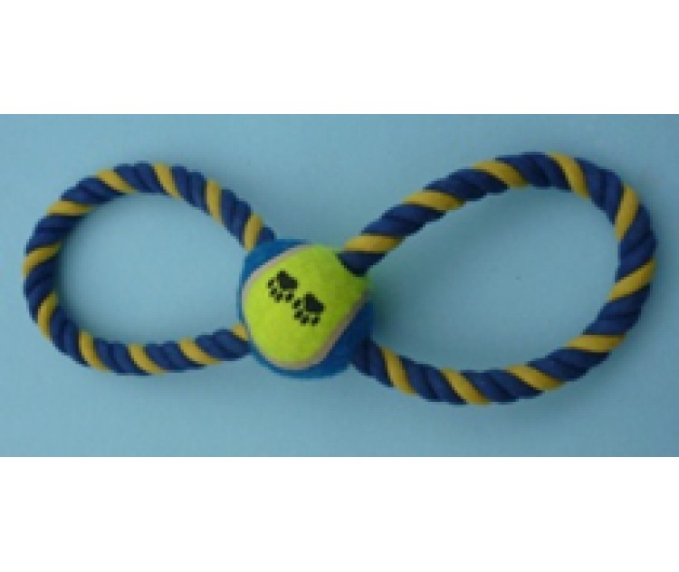 Rope Pull Toy - Fig 8 & Ball