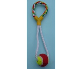 Rope Pull Toy - Handle & Ball