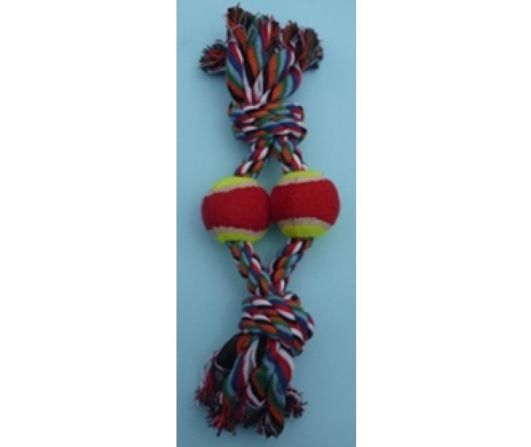 Rope Pull Toy - 2 Balls